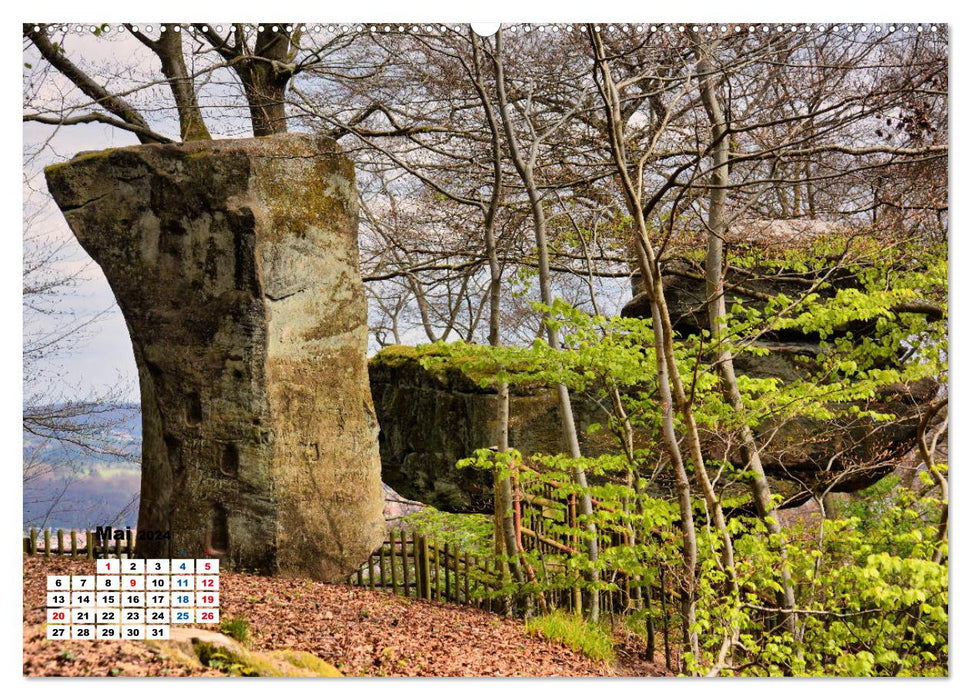 Lieux magiques à SaarLorLux (Calendrier mural CALVENDO 2024) 