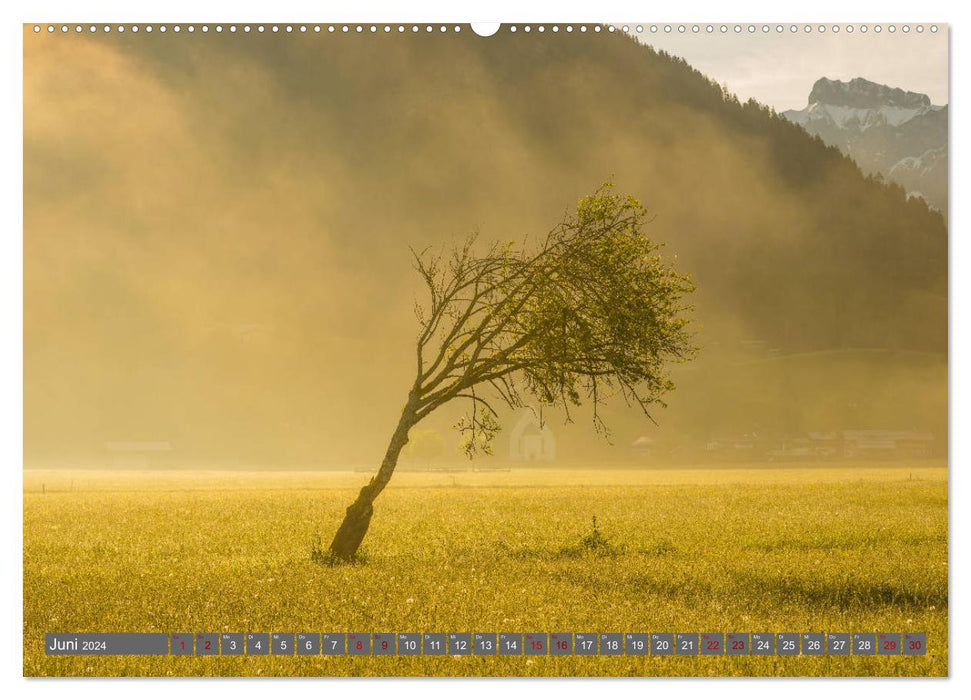 Schöne Wanderungen um Oberstdorf (CALVENDO Premium Wandkalender 2024)