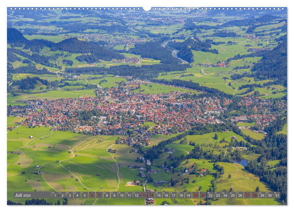Schöne Wanderungen um Oberstdorf (CALVENDO Premium Wandkalender 2024)