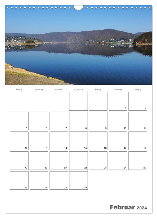 Hessens schönster See - Der Edersee (CALVENDO Wandkalender 2024)