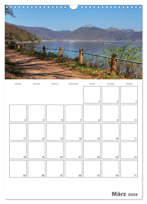 Hessens schönster See - Der Edersee (CALVENDO Wandkalender 2024)