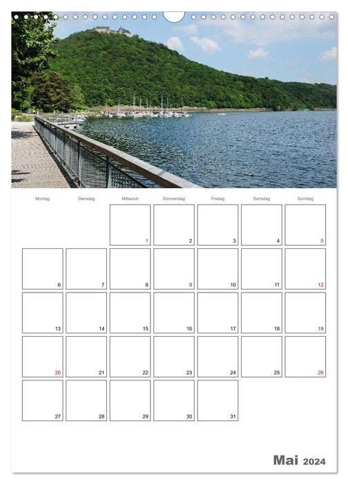 Hessens schönster See - Der Edersee (CALVENDO Wandkalender 2024)