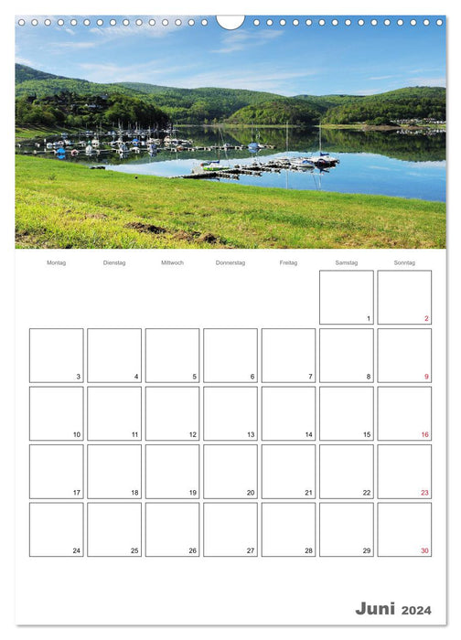 Hessens schönster See - Der Edersee (CALVENDO Wandkalender 2024)