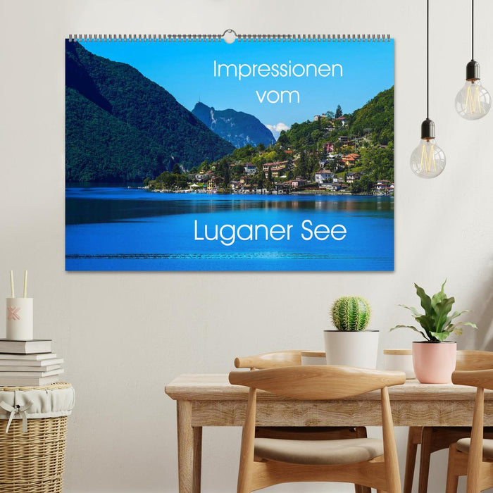 Impressionen vom Luganer See (CALVENDO Wandkalender 2024)