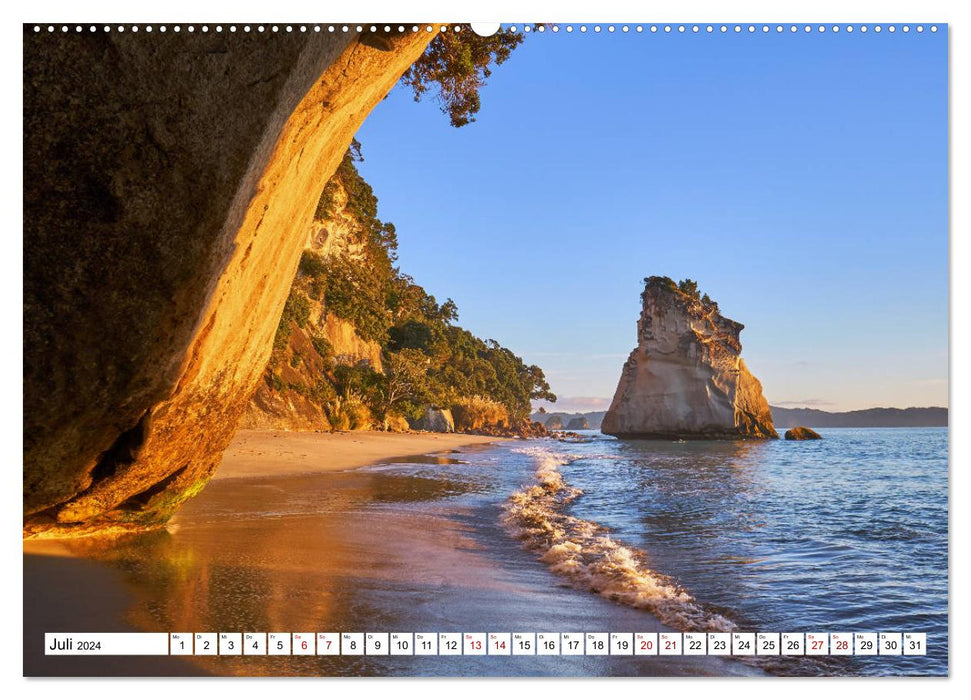 Neuseeland: Traumlandschaft zwischen Meer und Bergen (CALVENDO Premium Wandkalender 2024)