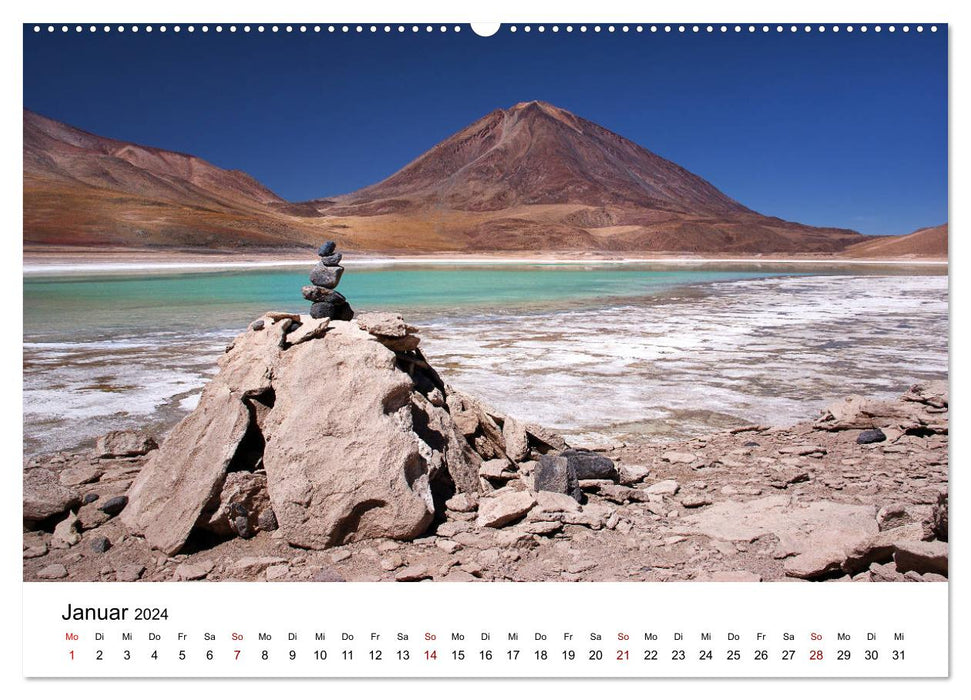 Das bolivianische Hochland (CALVENDO Premium Wandkalender 2024)