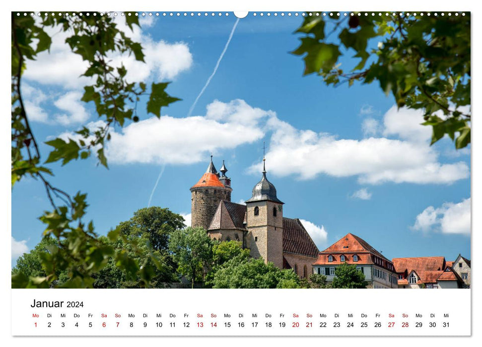 city:views of besigheim (CALVENDO wall calendar 2024) 