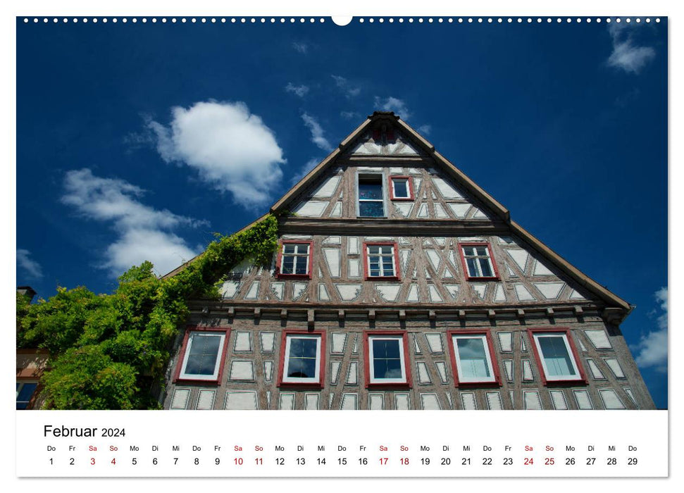 city:views of besigheim (CALVENDO wall calendar 2024) 