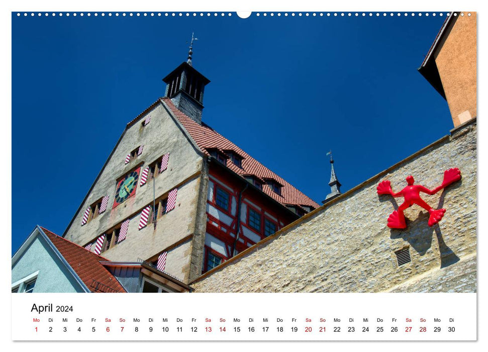 city:views of besigheim (CALVENDO wall calendar 2024) 