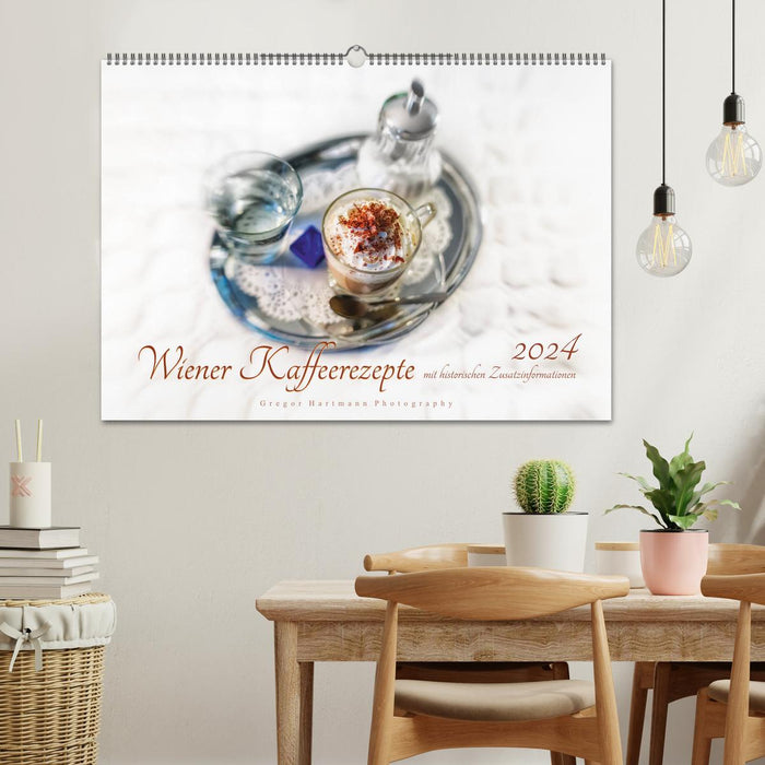 Viennese coffee recipes (CALVENDO wall calendar 2024) 