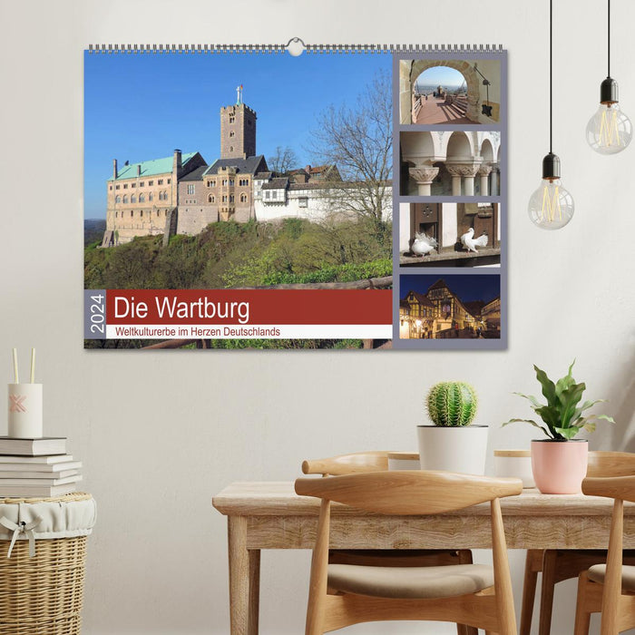 Die Wartburg - Weltkulturerbe im Herzen Deutschlands (CALVENDO Wandkalender 2024)