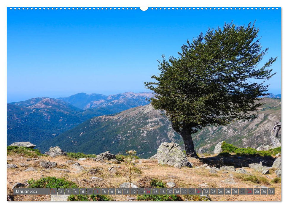 Weitwandern auf Korsika GR 20 (CALVENDO Premium Wandkalender 2024)