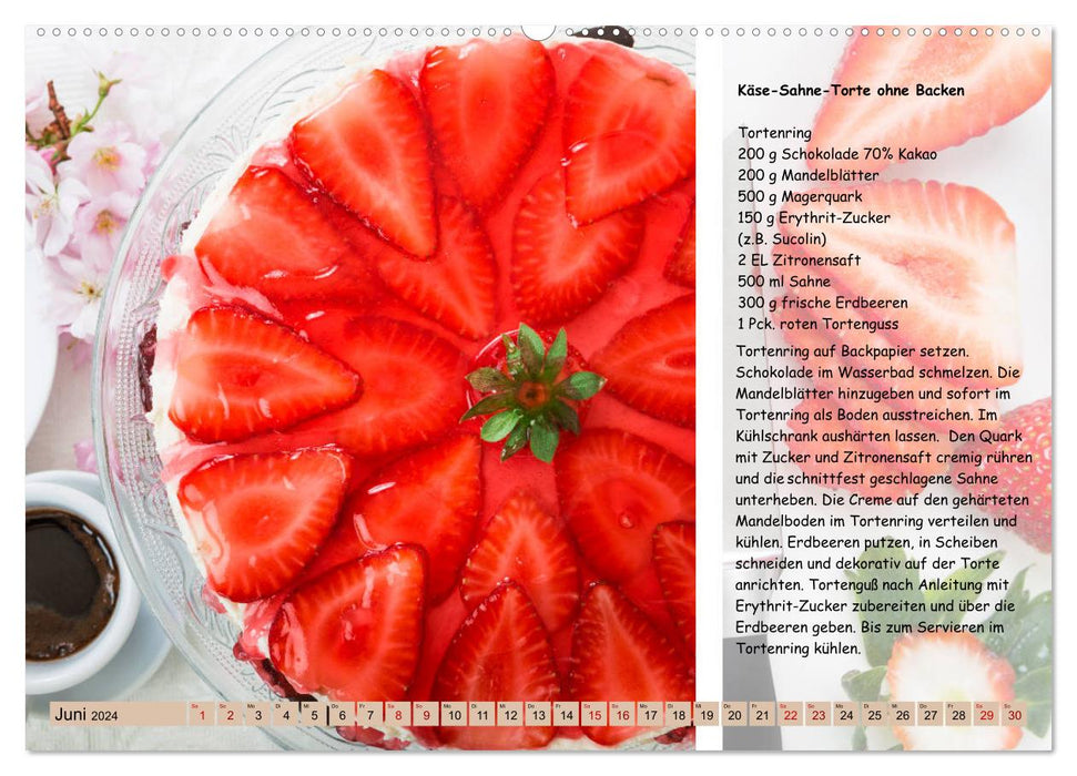 Low Carb 2.0 - Easy recipes to cook yourself (CALVENDO Premium Wall Calendar 2024) 