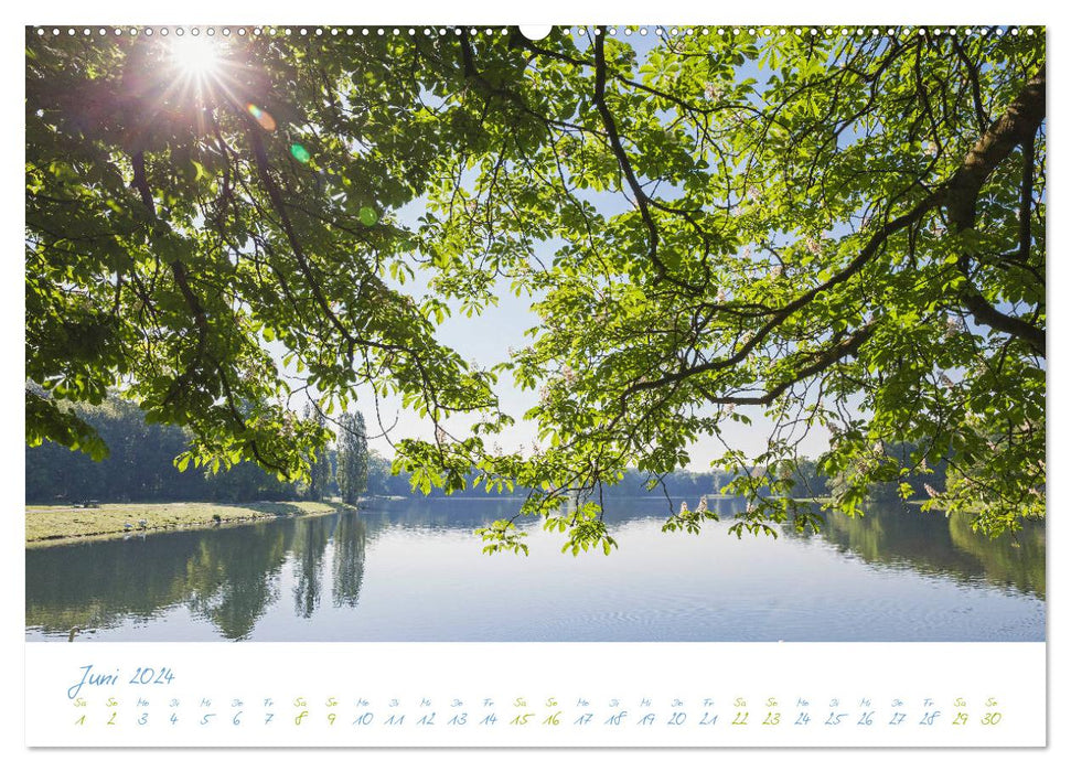 Kölner Natur. Auszeit Decksteiner Weiher (CALVENDO Premium Wandkalender 2024)