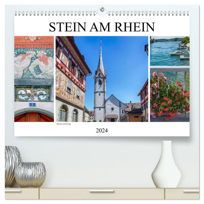 Stein am Rhein - old town with charm (CALVENDO Premium Wall Calendar 2024) 