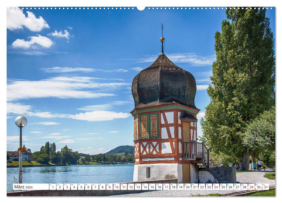 Stein am Rhein - old town with charm (CALVENDO Premium Wall Calendar 2024) 