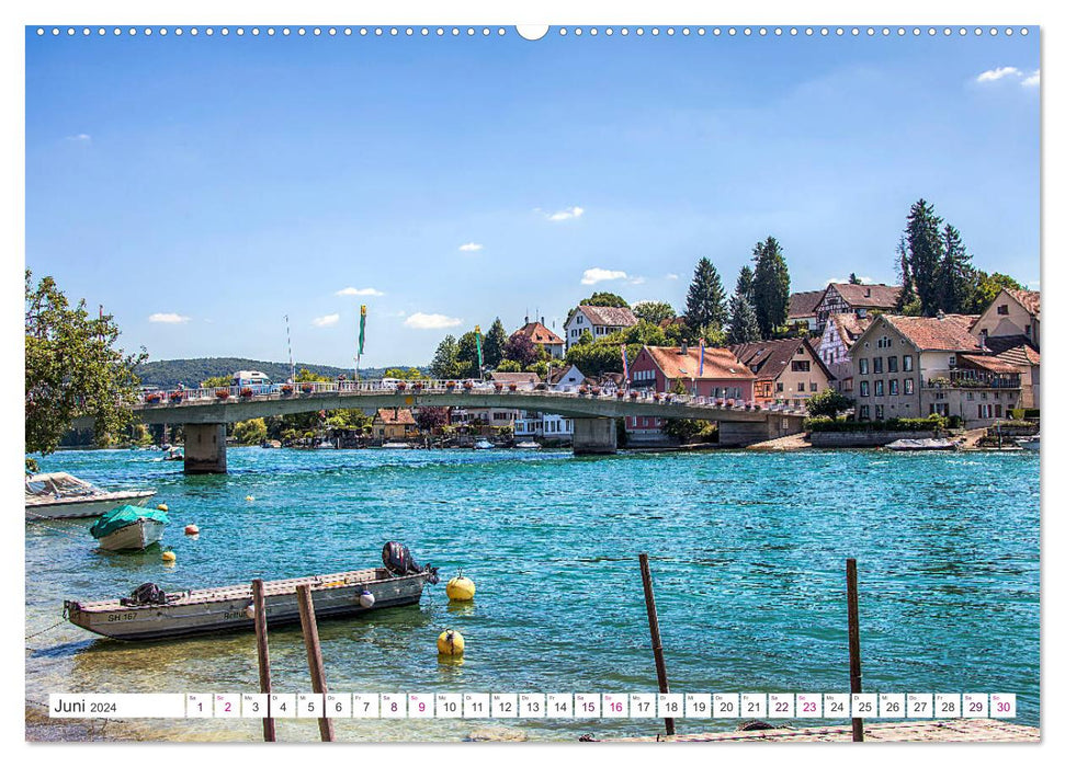 Stein am Rhein - old town with charm (CALVENDO Premium Wall Calendar 2024) 