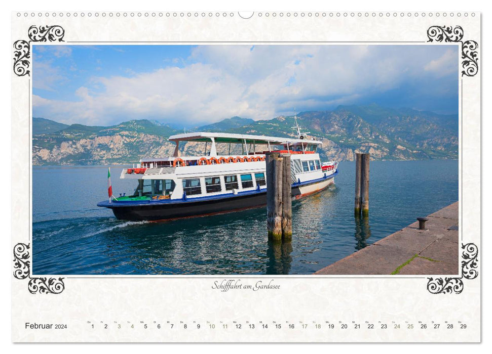 Gardasee - Idylle am Lago 2024 (CALVENDO Premium Wandkalender 2024)