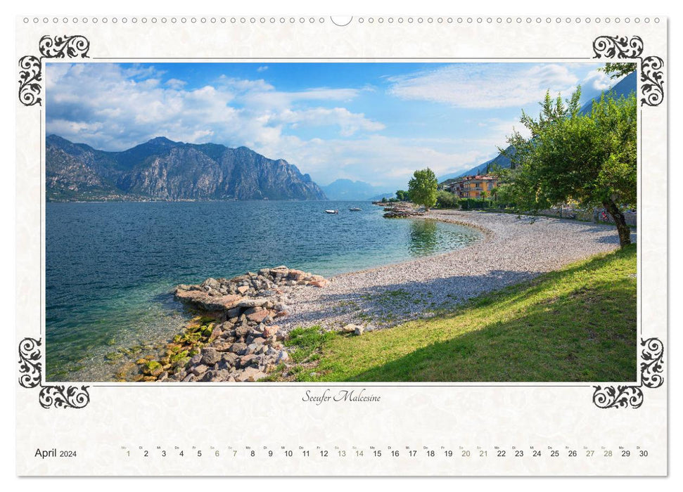 Gardasee - Idylle am Lago 2024 (CALVENDO Premium Wandkalender 2024)