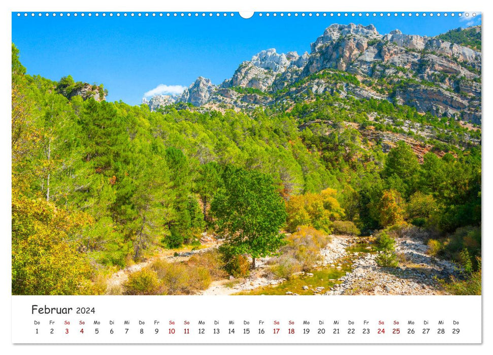 Andalusien - Weiße Dörfer und wilde Natur (CALVENDO Premium Wandkalender 2024)