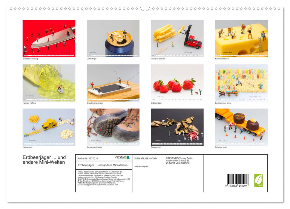 Erdbeerjäger ... und andere Mini-Welten (CALVENDO Premium Wandkalender 2024)