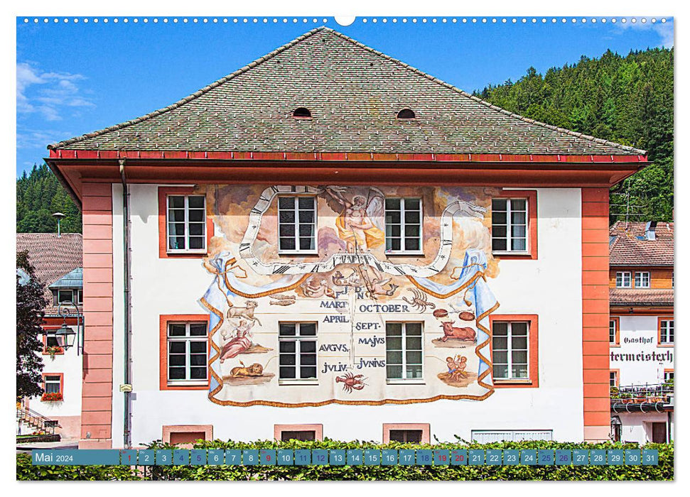 St. Blasien - cathédrale et ville thermale (calendrier mural CALVENDO 2024) 