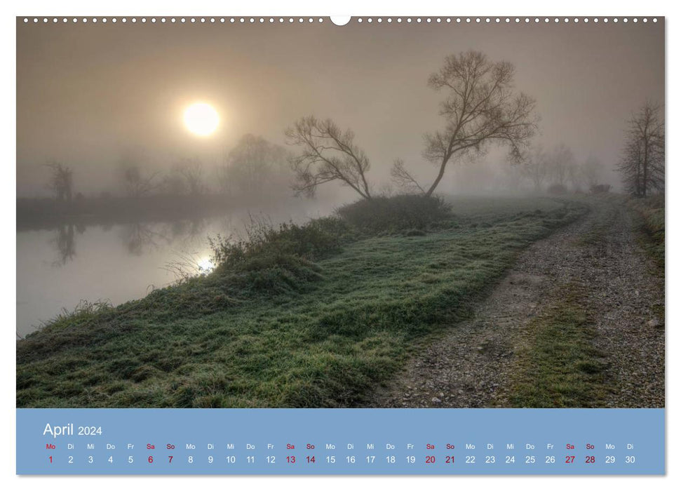 Das Jahr an der Naab zwischen Burglengenfeld und Kallmünz (CALVENDO Premium Wandkalender 2024)