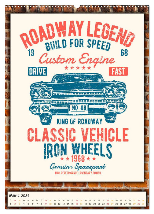 Automobile - nostalgic moments (CALVENDO wall calendar 2024) 
