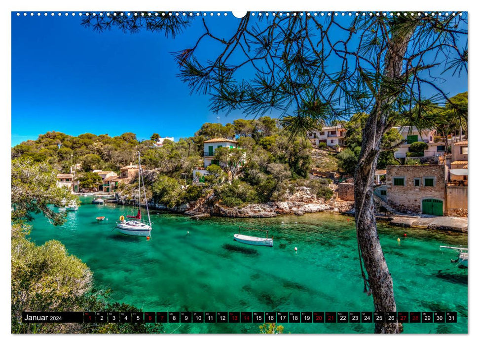 Majorque - Spécial Cala Figuera (Calendrier mural CALVENDO 2024) 