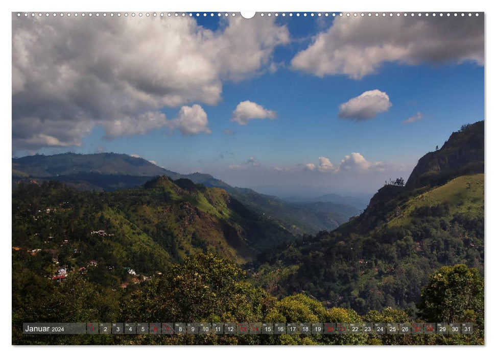 Reise nach Sri Lanka (CALVENDO Premium Wandkalender 2024)