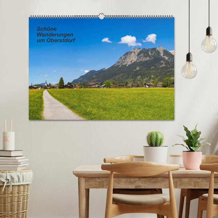 Schöne Wanderungen um Oberstdorf (CALVENDO Wandkalender 2024)
