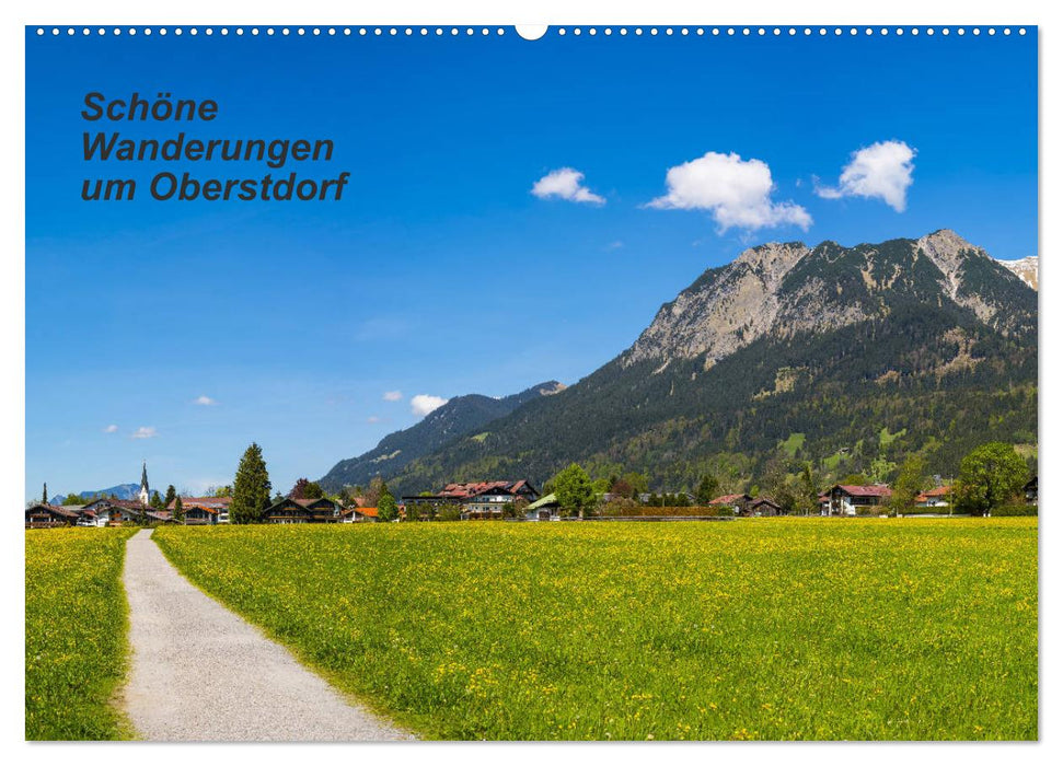 Schöne Wanderungen um Oberstdorf (CALVENDO Wandkalender 2024)