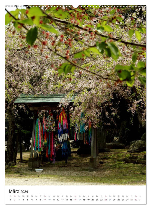 Japan - Kirschblüten (CALVENDO Premium Wandkalender 2024)