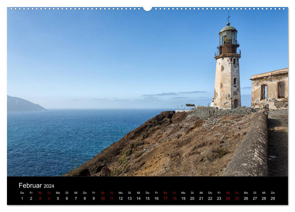 Santo Antao, Perle du Cap-Vert (Calendrier mural CALVENDO 2024) 