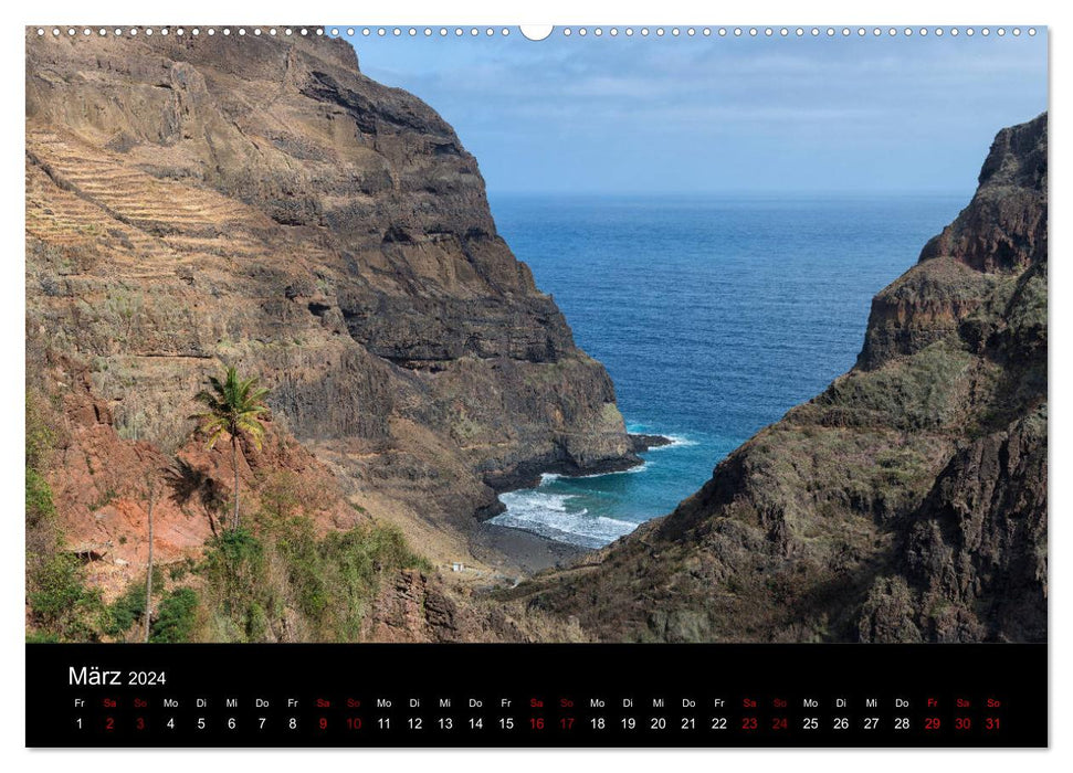 Santo Antao, Perle du Cap-Vert (Calendrier mural CALVENDO 2024) 