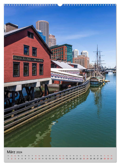 BOSTON Historie und urbane Idylle (CALVENDO Premium Wandkalender 2024)