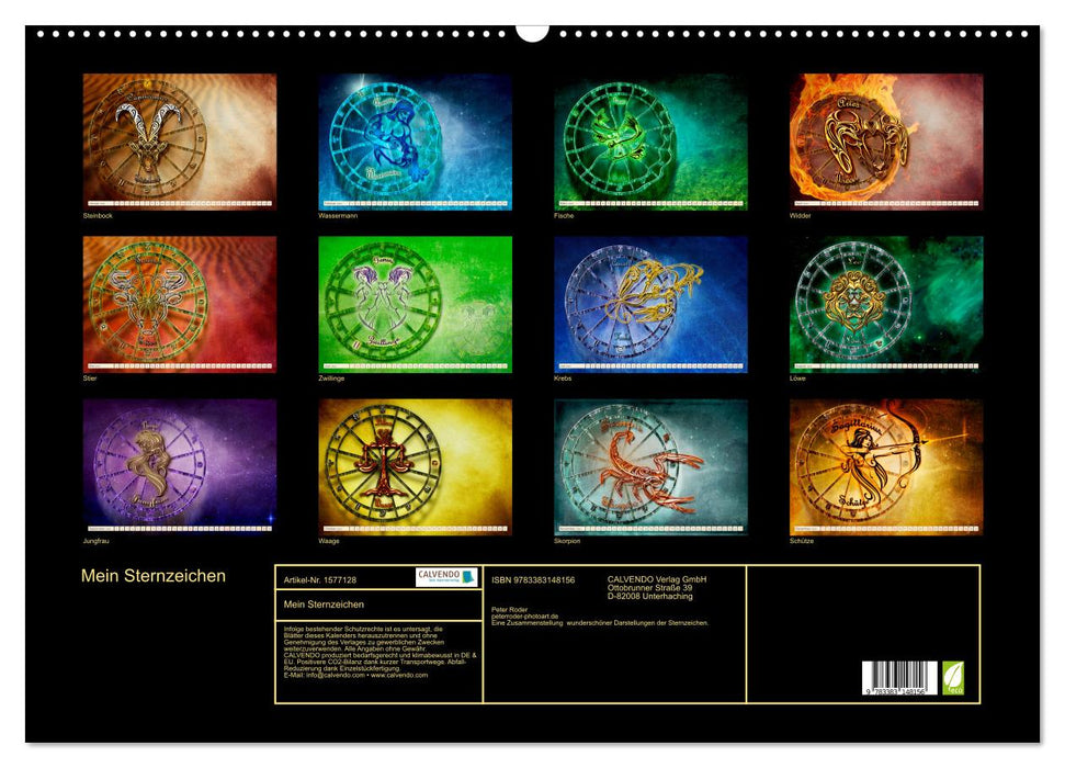 My zodiac sign (CALVENDO wall calendar 2024) 