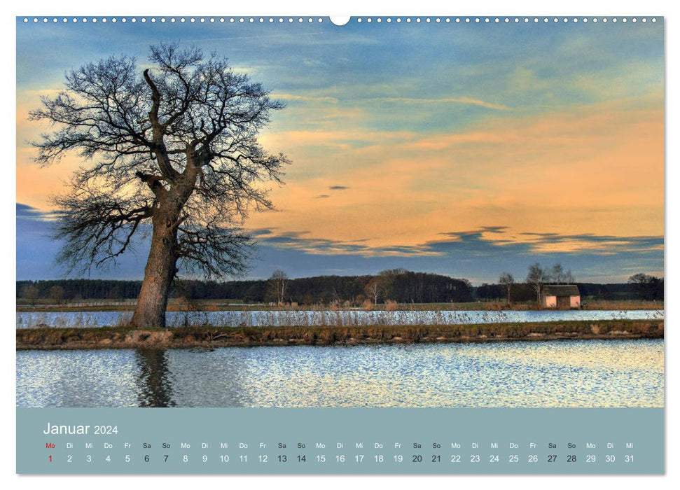 Karpfenland Aischgrund (CALVENDO Premium Wandkalender 2024)