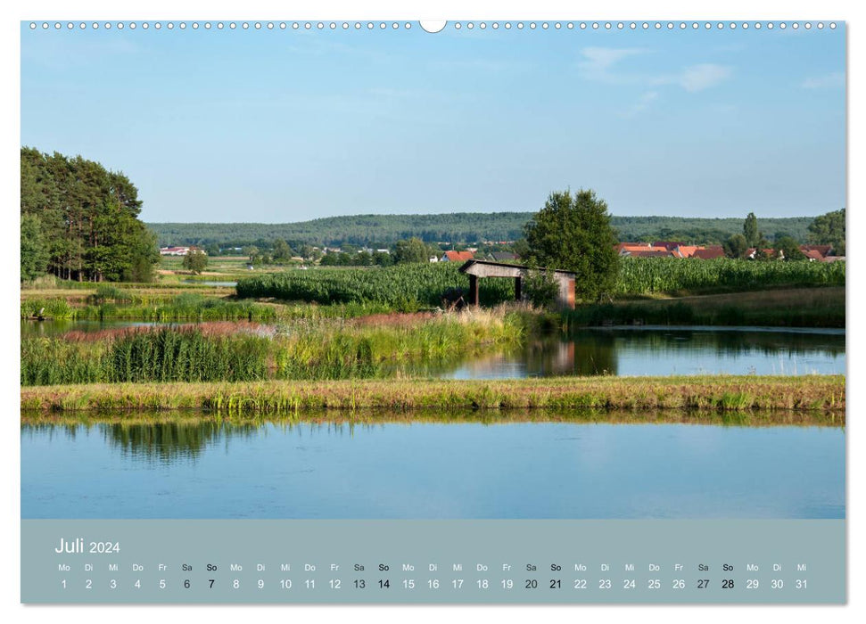 Karpfenland Aischgrund (CALVENDO Premium Wandkalender 2024)