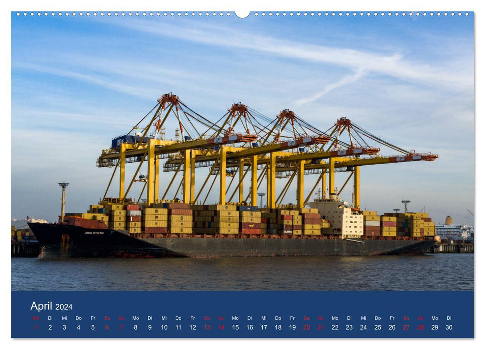 Ships - Encounters on the North and Baltic Seas (CALVENDO wall calendar 2024) 