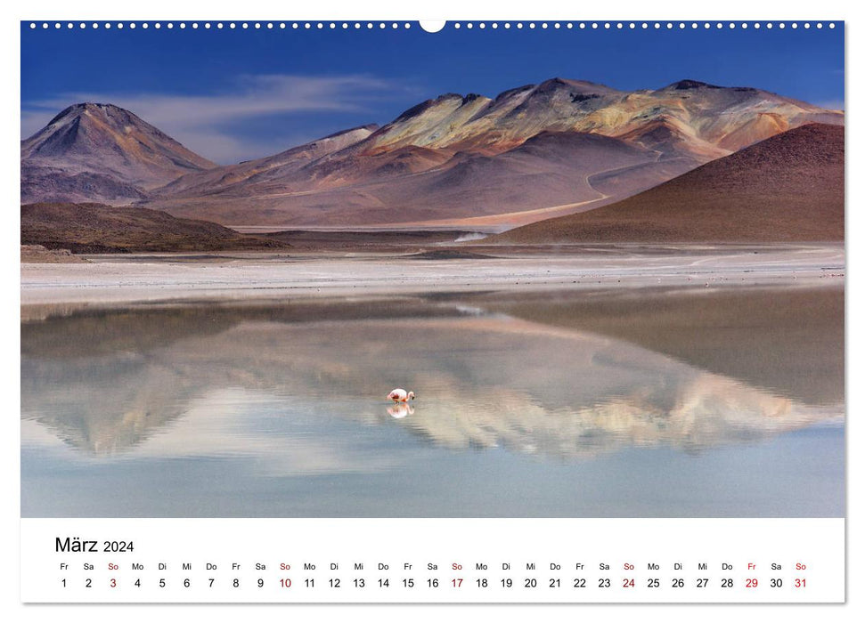 Das bolivianische Hochland (CALVENDO Wandkalender 2024)