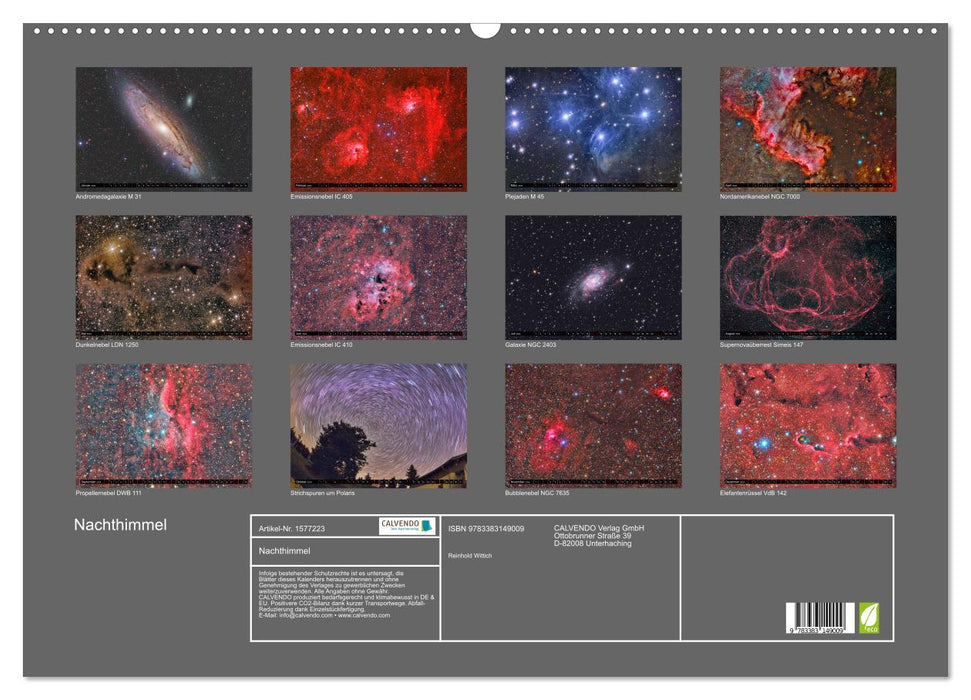 Night sky (CALVENDO wall calendar 2024) 