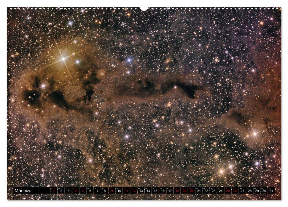 Nachthimmel (CALVENDO Wandkalender 2024)