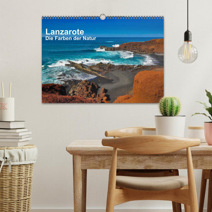 Lanzarote - Die Farben der Natur (CALVENDO Wandkalender 2024)
