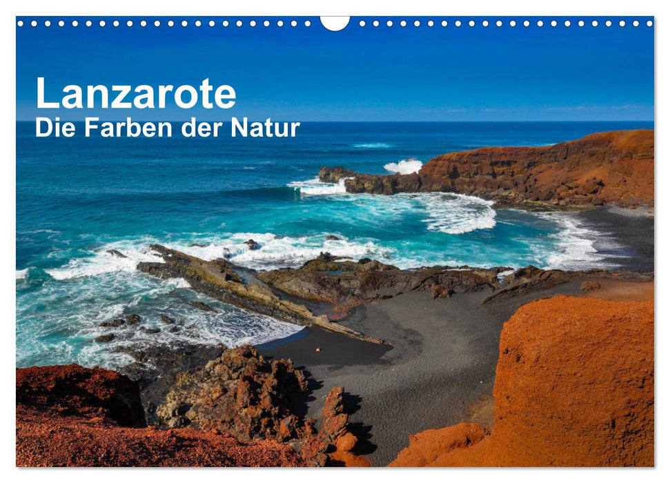 Lanzarote - Les couleurs de la nature (Calendrier mural CALVENDO 2024) 