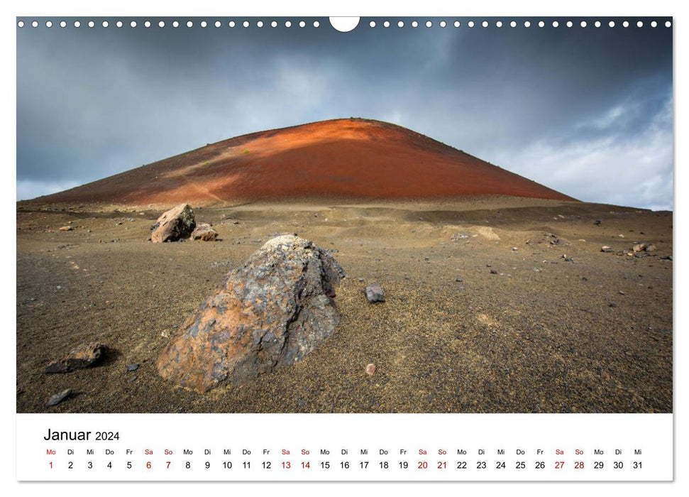 Lanzarote - The colors of nature (CALVENDO wall calendar 2024) 