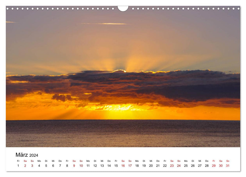 Lanzarote - Die Farben der Natur (CALVENDO Wandkalender 2024)