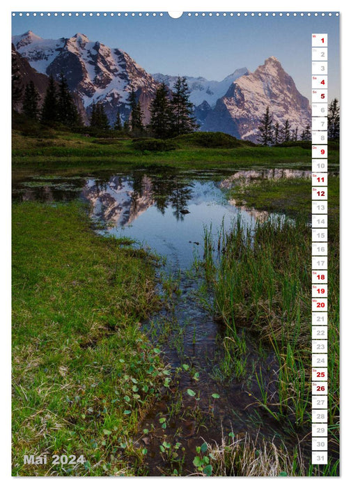 Beauty of the mountain lakes (CALVENDO Premium Wall Calendar 2024) 