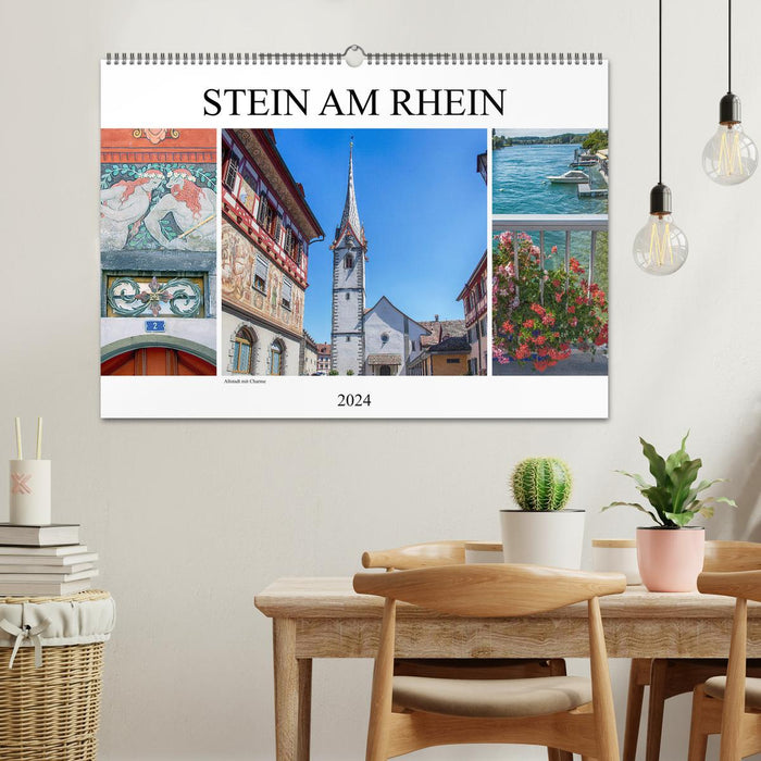 Stein am Rhein - vieille ville de charme (calendrier mural CALVENDO 2024) 