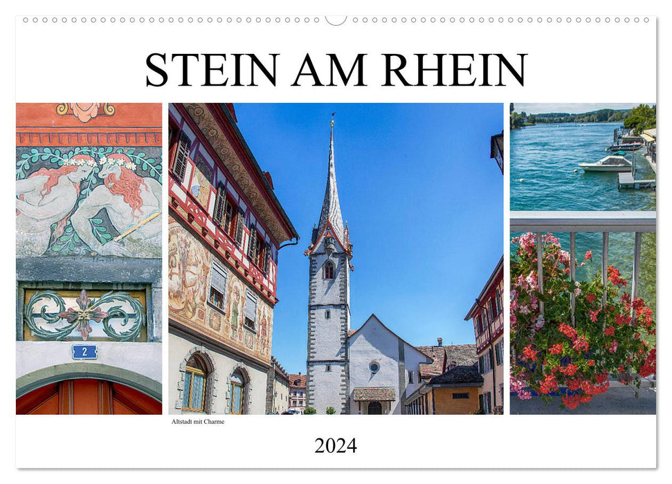 Stein am Rhein - vieille ville de charme (calendrier mural CALVENDO 2024) 